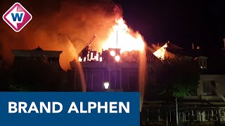 Grote brand in centrum van Alphen aan den Rijn  OMROEP WEST [upl. by Necyrb840]