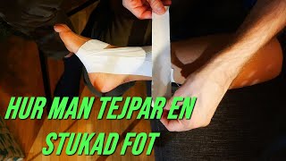 Hur man tejpar en stukad fot [upl. by Marelda]