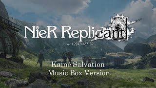 Kainé Salvation  NieR Replicant  Gestalt  Music Box 1 Hour Loop [upl. by Lletniuq]