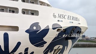 Live from Rotterdam on the MSC Euribia [upl. by Ahsinaw]