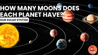 How Many Moons Does Each Planet Have in Our Solar System2024 planet solarsystem kids [upl. by February]