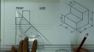 Exercise 11 Orthographic Drawing [upl. by Feinberg361]