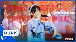 Rapper 16 tuổi CADMIUM hùng hồn rap về Việt Nam khiến 4 HLV đứng ngồi không yên Rap Việt Live Stage [upl. by Neersin399]