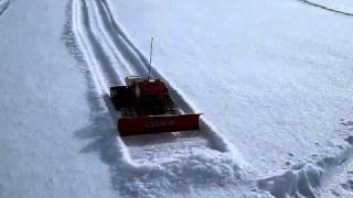 Kyosho Blizzard Deep Snow Plowing [upl. by Linders]