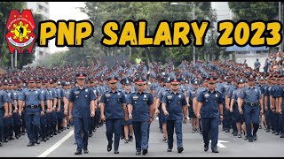 Magkano ang Sahod ng Pulis  PNP Basic Pay and Ranks 2023 [upl. by Alyled684]