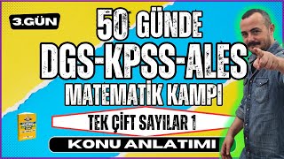 Tek Çift Sayılar 1  KPSSDGSALES Matematik Konu Anlatımı  50 Günde KPSSDGSALES Matematik Kampı [upl. by Neved133]