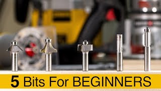 The Best Router Bits For Beginners [upl. by Nnasus]