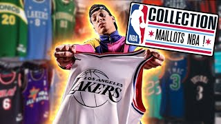 MON INCROYABLE COLLECTION DE MAILLOTS NBA  2500 [upl. by Ahsilahk]