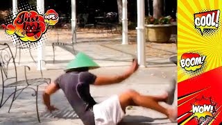 Chair prank  Funny vides  Chair pulling prank video compilation [upl. by Somerset733]