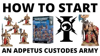 How to Start an Adeptus Custodes Army in Warhammer 40K 10th Edition  Beginner Guide for Starting [upl. by Sapers]