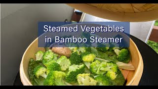 Steamed Vegetables in Bamboo Steamer [upl. by Daitzman]