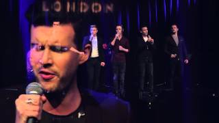 Collabro sing Scott Alans Kiss the Air at the Hippodrome on September 14th 2015 [upl. by Winzler]