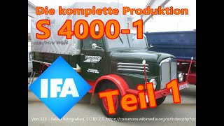 Die komplette Produktion des IFA S40001 in Zwickau 1959  Teil 1 [upl. by Eiznil]