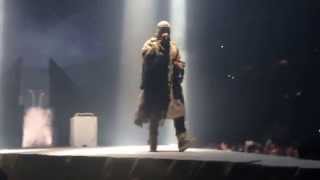 Kanye West Yeezus Tour 12132013 Anaheim Rant [upl. by Kosse517]