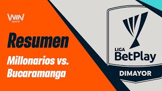 Millonarios vs Bucaramanga resumen y goles  Liga BetPlay Dimayor 2024 2  Fecha 2 [upl. by Cal]