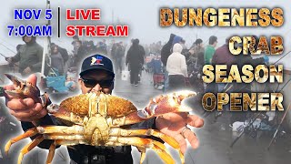 LIVE 2022  2023 Dungeness Crab Season Opener  Giveaway [upl. by Oiretule]