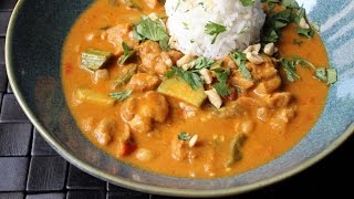 Peanut Curry Chicken  How to Make Chicken with Peanut Curry Sauce [upl. by Bryan870]