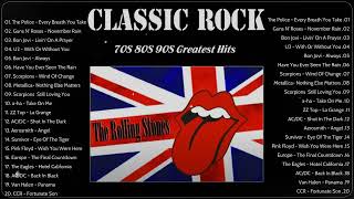 Classic Rock Songs 70s 80s 90s Full Album  Queen Eagles Pink Floyd Def Leppard Bon Jovi [upl. by Pomeroy]