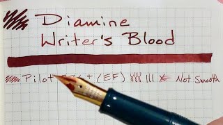 Diamine Writers Blood and Fountain Pens [upl. by Huston]