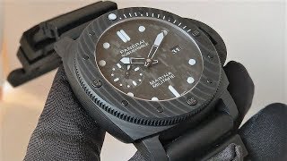 【一只錶加入特種部隊】PANERAI 沛納海 Submersible Marina Militare Carbotech 47mm PAM 979 [upl. by Mansfield]