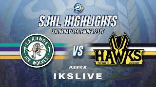 HIGHLIGHTS La Ronge Ice Wolves  Nipawin Hawks Sept 21 2024 [upl. by Gosney635]