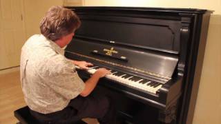 Vintage 1900 Steinway Upright Piano with Original Ivory Keys [upl. by Aimil521]