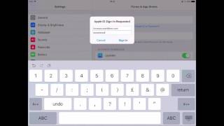 How to sign into an iTunes account on an iPad or iPhone [upl. by Towroy367]