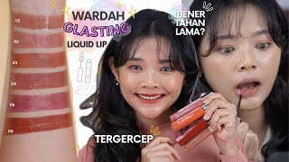 REVIEW WARDAH GLASTING LIQUID LIP TERGERCEP TAHAN LAMA BANGET SAWO MATANG APPROVED  RIRIEPRAMS [upl. by Arakawa404]