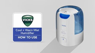 Dual Comfort Cool Warm Mist Humidifier VWC775  How to Use [upl. by Hayyim]