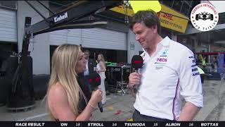 Toto Wolff PostRace Interview  Formula 1 2024 Austria GP [upl. by Atnauq]