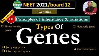 NEETL18Jumping GeneOverlapping GeneSmart GeneHomeotic GeneGeneticsBiology Class 12 [upl. by Shulman]