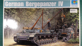 Trumpeter 135 Bergepanzer IV Unboxing [upl. by Rehm696]