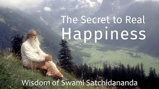 How to Be Happy Sri Swami Satchidananda Integral Yoga [upl. by Nylcoj]