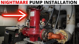 HVAC Emergency Follow Up Commercial Hydronic Circulating Pump InstallationRepair For LAARS Boiler [upl. by Loring261]