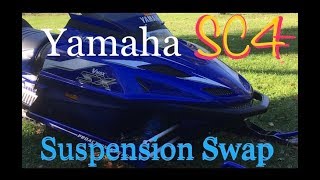 V Max Sled Update SC4 Suspension Swap Part 1 [upl. by Bate]