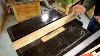 Effects of table saw misalignment and kickback [upl. by Sllew554]