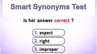 Synonyms Quiz  Test your English vocabulary [upl. by Ottilie356]