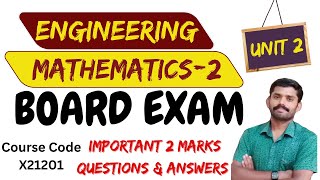 Unit 2  Most Important 2 Marks  Previous Year Semester Exam Questions amp Answers  CA TEST [upl. by Kelsy]