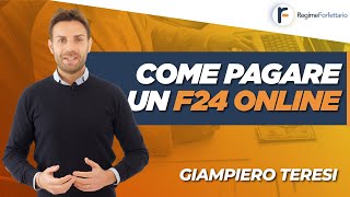 Come pagare un Modello F24 Online anche con credito [upl. by Nievelt]