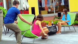 Chair Pulling Prank [upl. by Enileuqcaj]