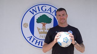 Andy Lonergan joins Wigan Athletic  First Interview [upl. by Oakleil]