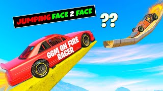 face 2 face BUT its A BIG JUMPiNG RAMPS🧨❌  GTA 5 Hindi  GGM on Fire [upl. by Notgnillew]