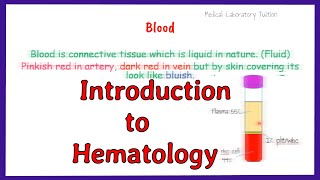 introduction to hematology  what is hematology [upl. by Alik925]