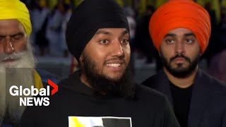 Son of slain Canadian Sikh leader speaks out on allegations India responsible for fathers murder [upl. by Ackley]