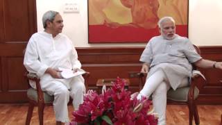 Odisha CM Naveen Patnaik calls on PM [upl. by Jae]