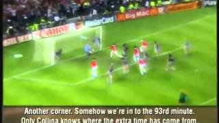 Man UTD Bayern Munich 1999 Final Last 3 Minutes [upl. by Nibas151]