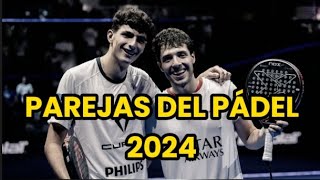 ¡Así serán las parejas del pádel en este 2024✨🎾💥 [upl. by Yeltneb]