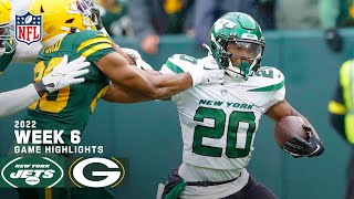 Green Bay Packers vs New York Jets  2022 Week 6 Game Highlights [upl. by Ahker]