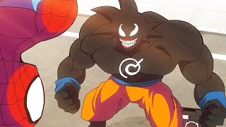 Goku vs Spider Man RAP BATTLE [upl. by Cyrie]