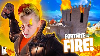 Fortnite is on FIRE Explosives ONLY Challenge [upl. by Namhcan]